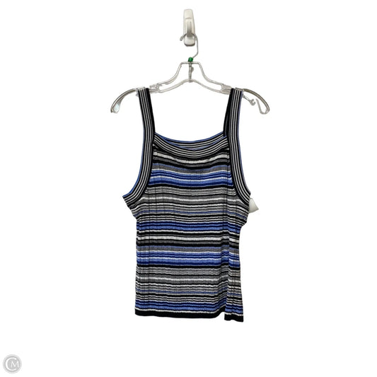 Top Sleeveless By White House Black Market In Striped Pattern, Size: L