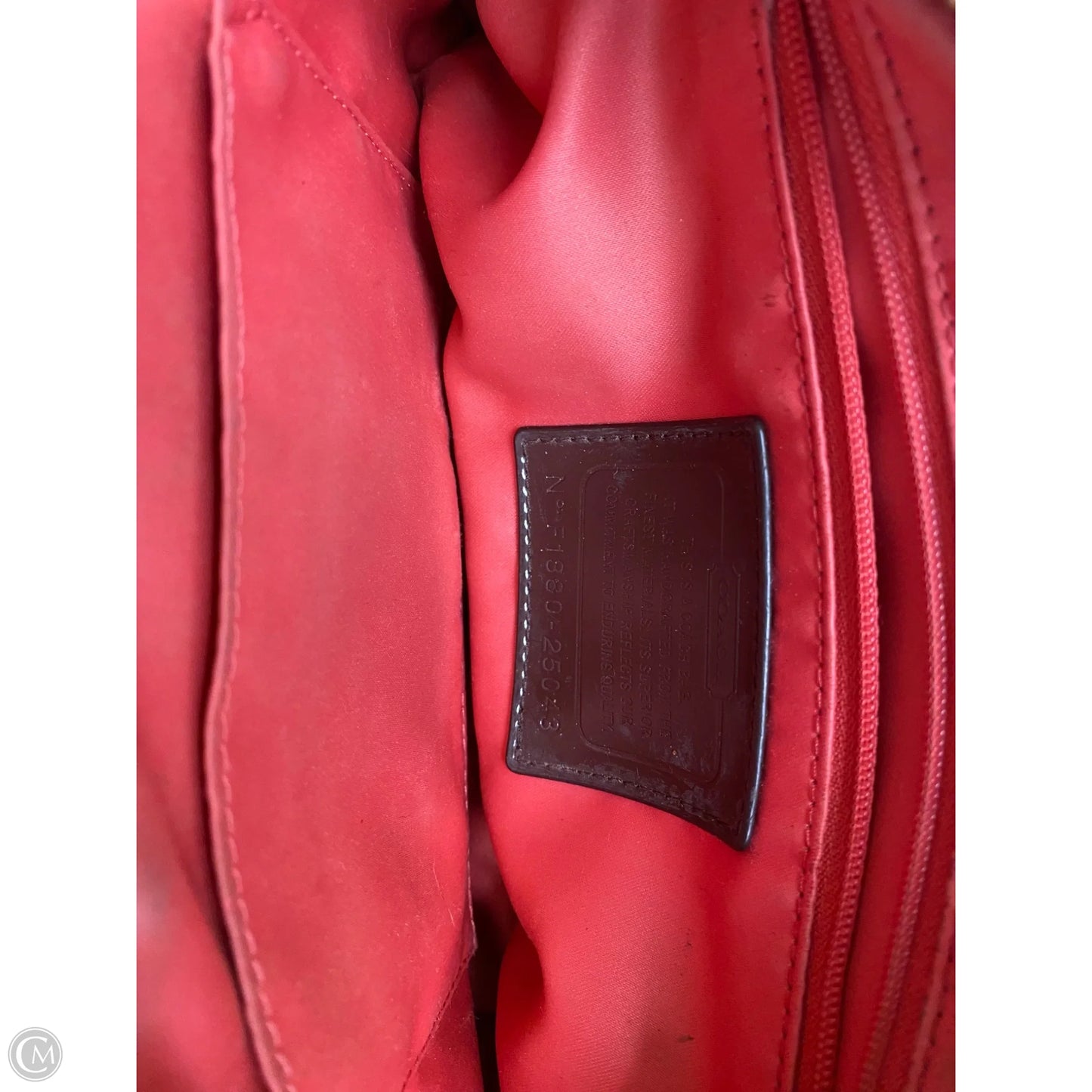 Crossbody Designer By Coach, Size: Medium