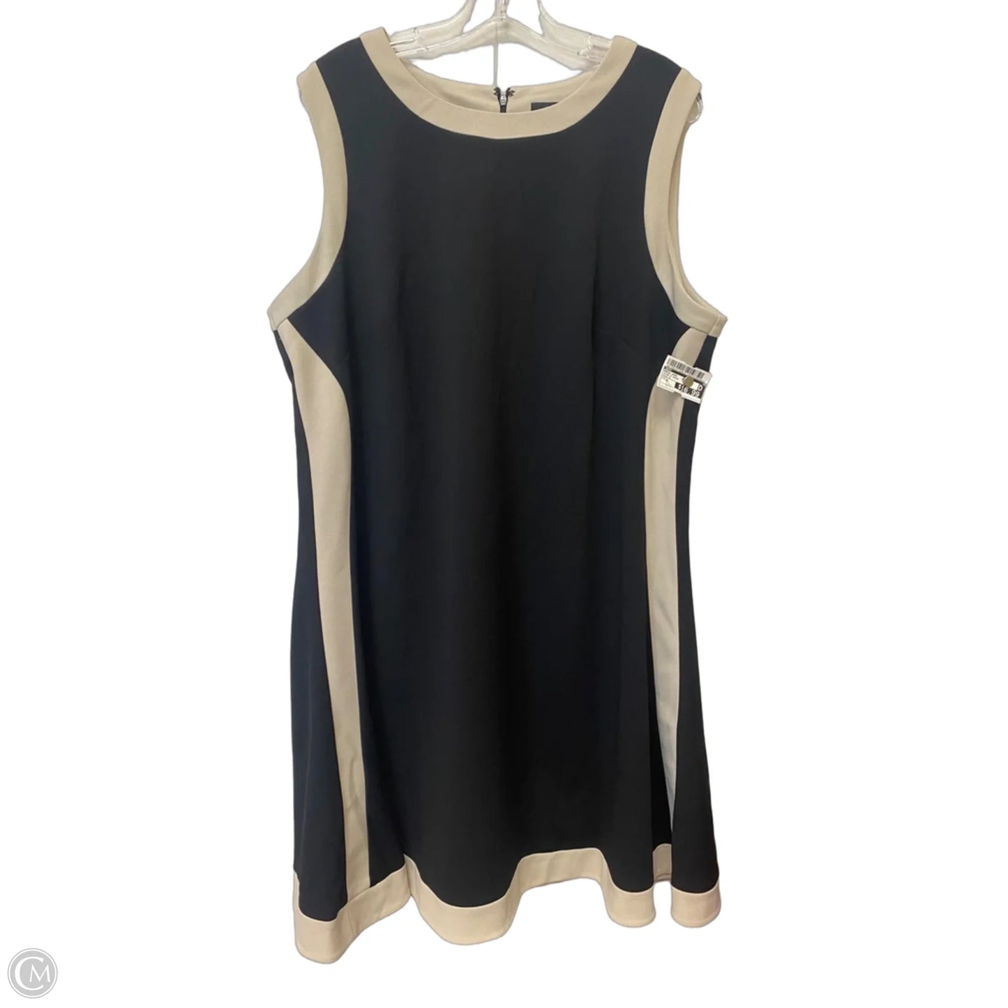 Dress Work By Dkny In Black & Brown, Size: Xl
