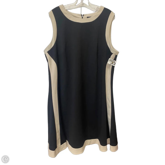 Dress Work By Dkny In Black & Brown, Size: Xl