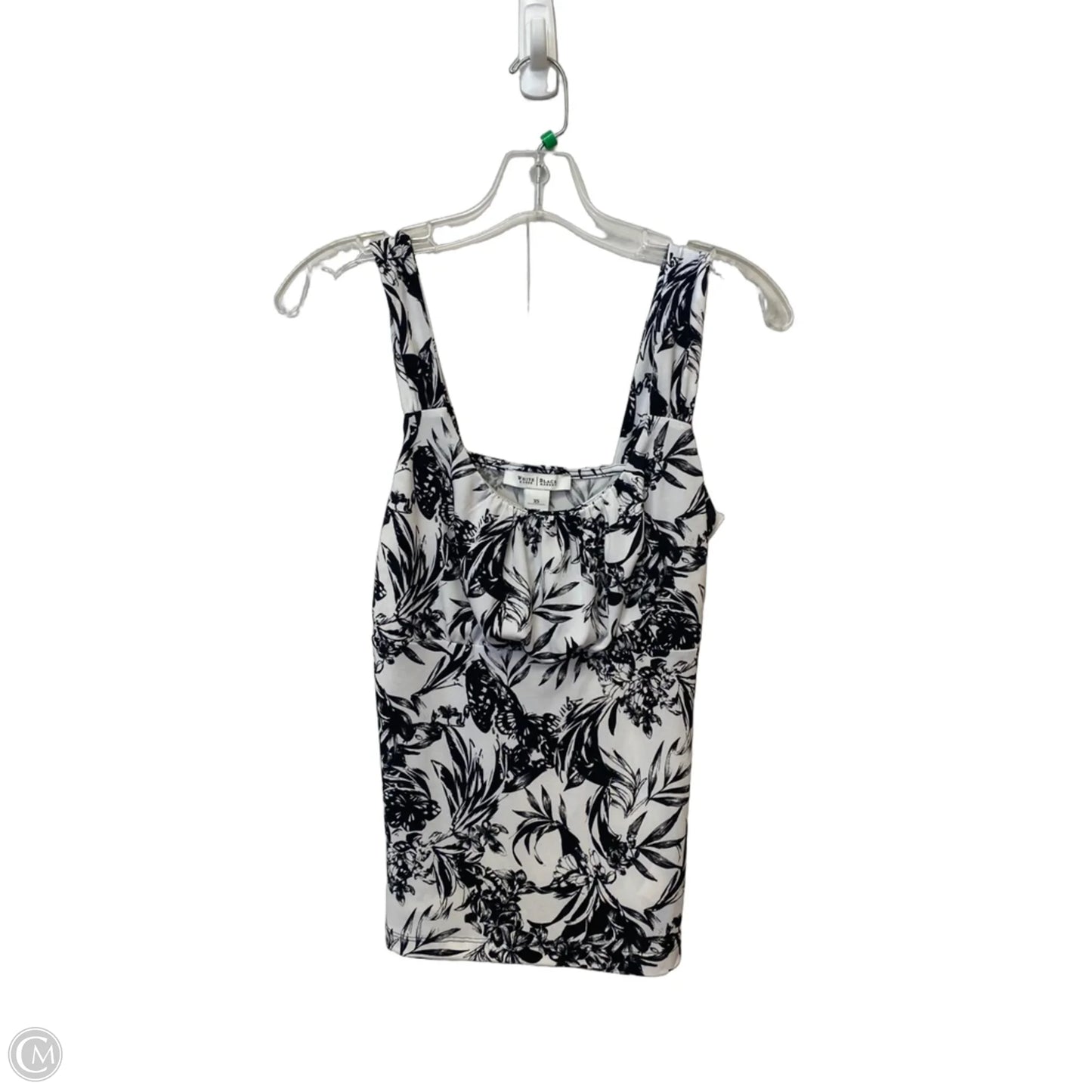 Top Sleeveless By White House Black Market In Black & White, Size: Xs