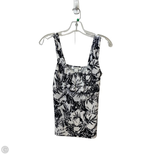 Top Sleeveless By White House Black Market In Black & White, Size: Xs