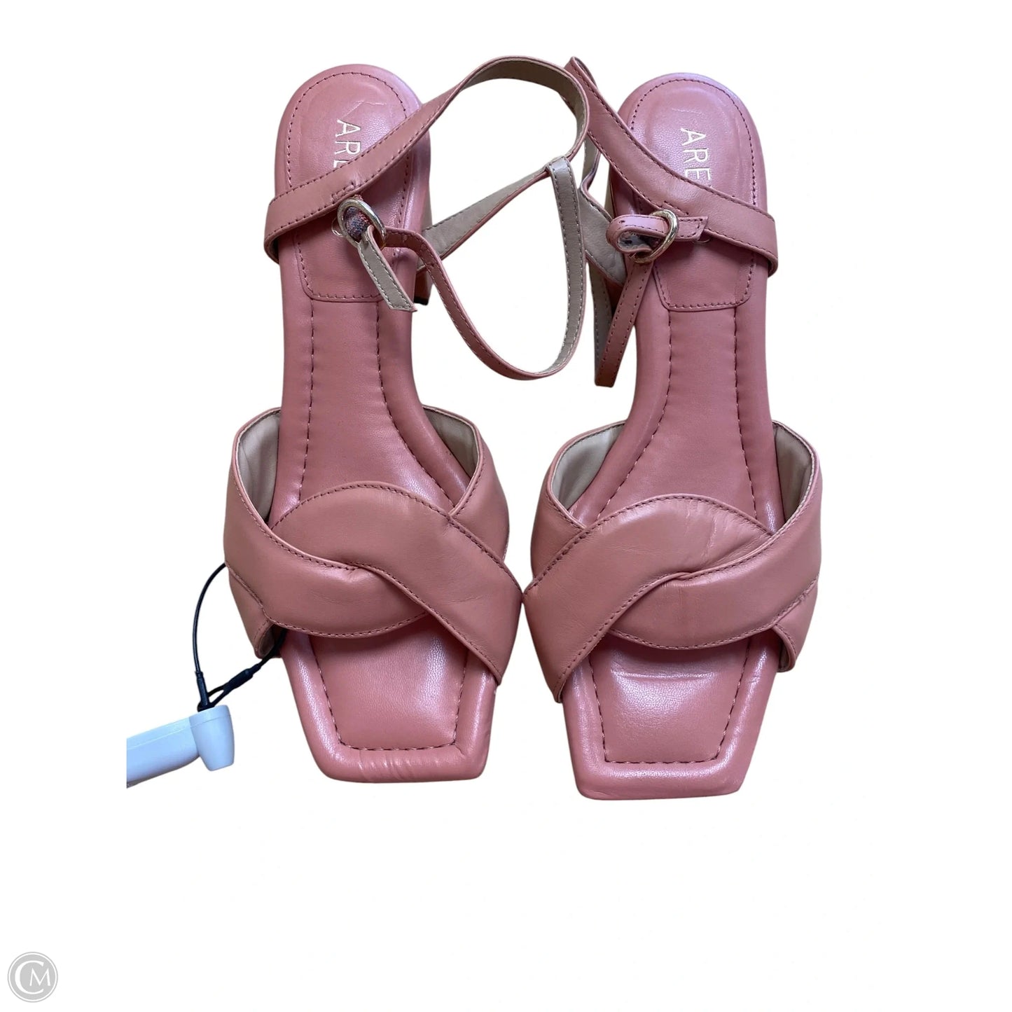 Sandals Heels Block By Cme In Pink, Size: 7.5
