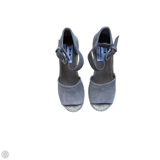Sandals Heels Wedge By Marc Fisher In Brown, Size: 8