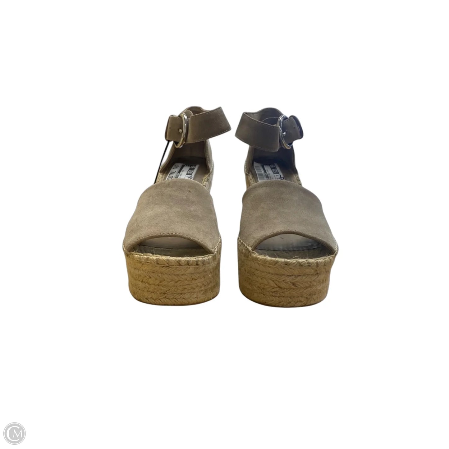 Sandals Heels Wedge By Marc Fisher In Brown, Size: 8