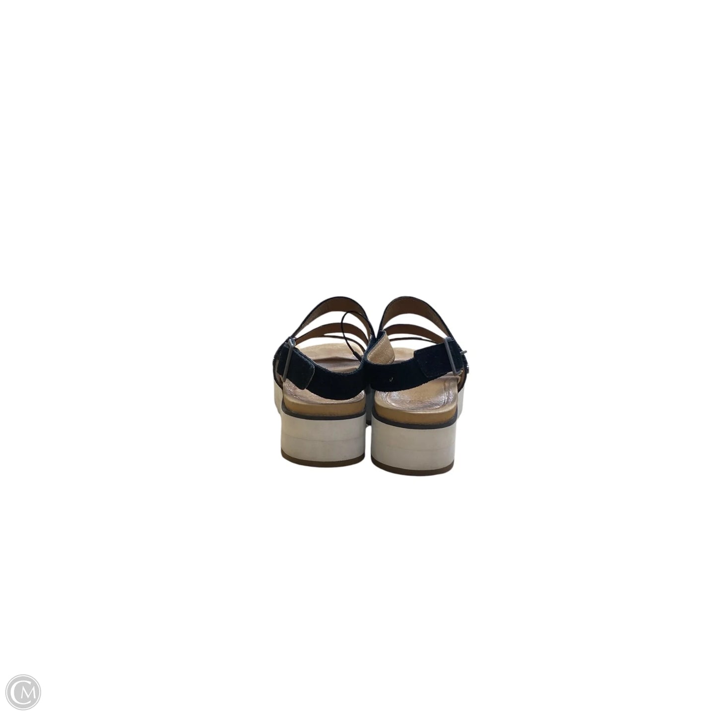 Sandals Designer By Ugg In Black & White, Size: 7