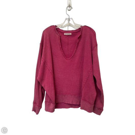 Top Long Sleeve Basic By We The Free In Pink, Size: Xs