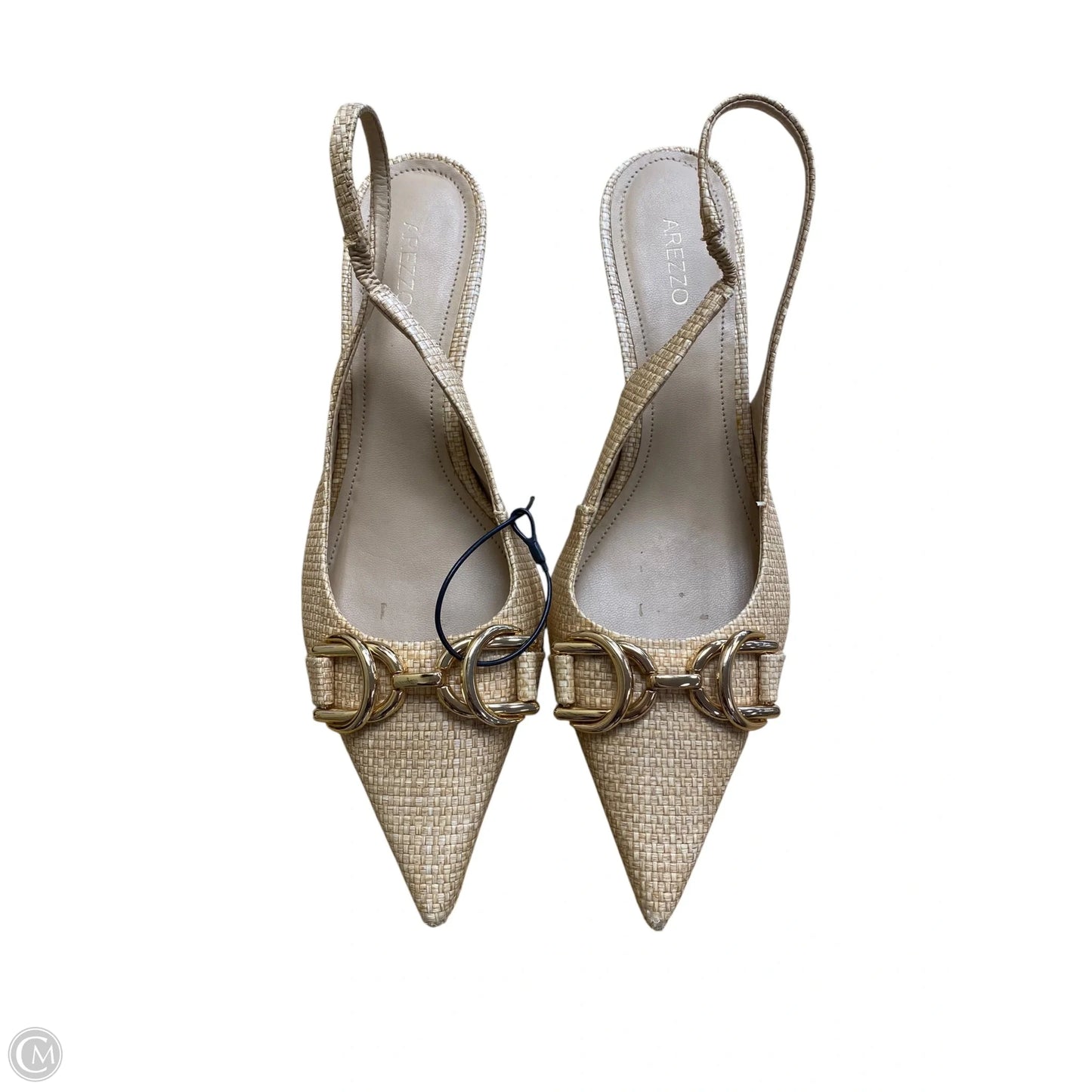 Shoes Heels Kitten By Cmb In Brown, Size: 9