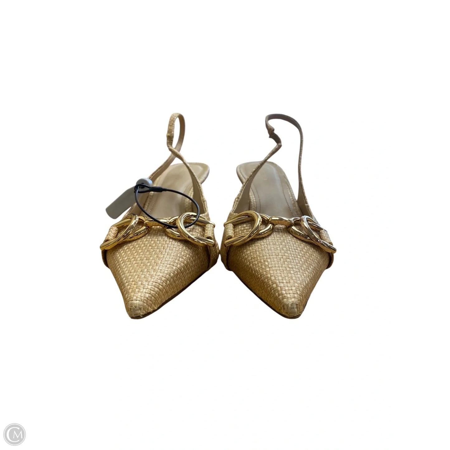 Shoes Heels Kitten By Cmb In Brown, Size: 9