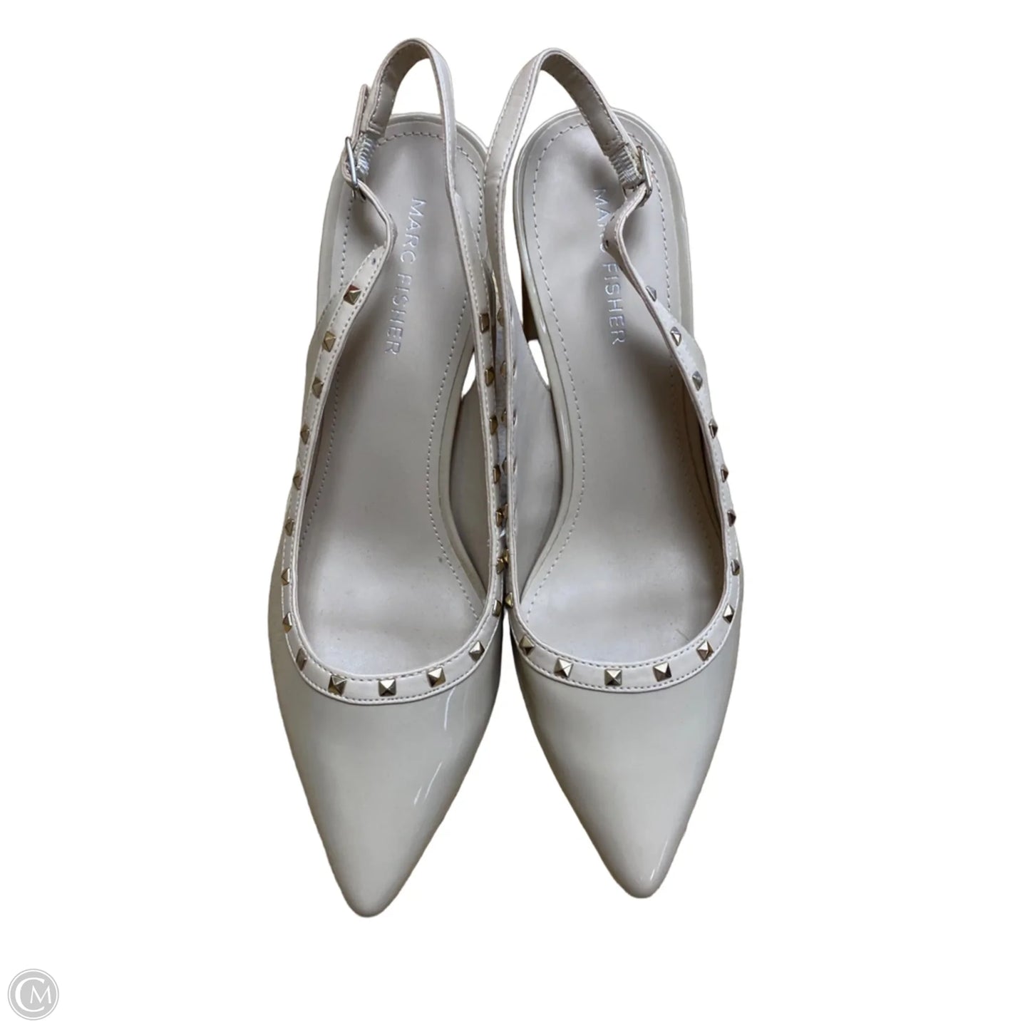 Shoes Heels Block By Marc Fisher In Beige, Size: 7