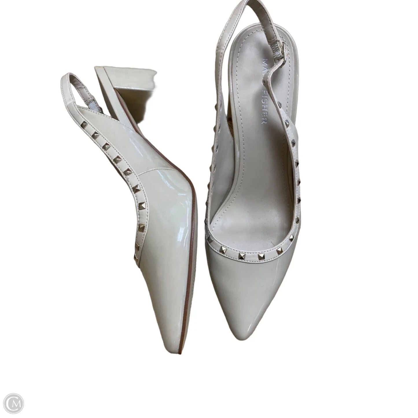 Shoes Heels Block By Marc Fisher In Beige, Size: 7