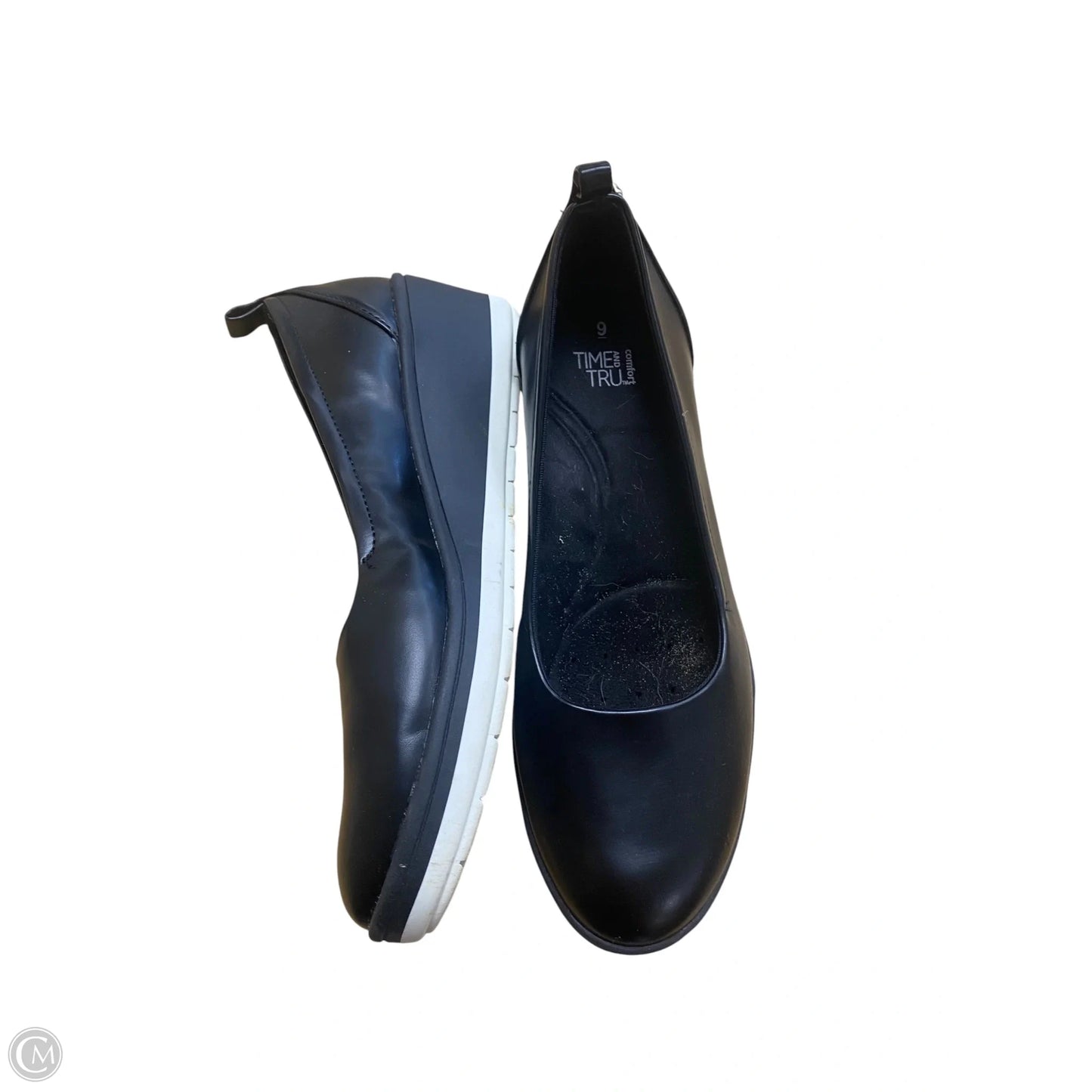 Shoes Heels Platform By Time And Tru In Black, Size: 9