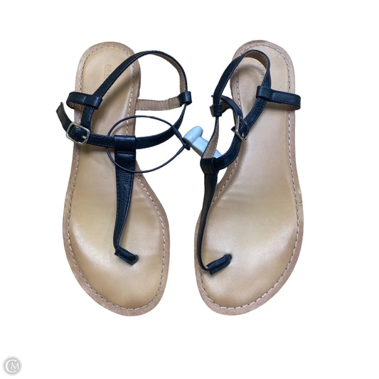 Sandals Flats By Old Navy In Black, Size: 7