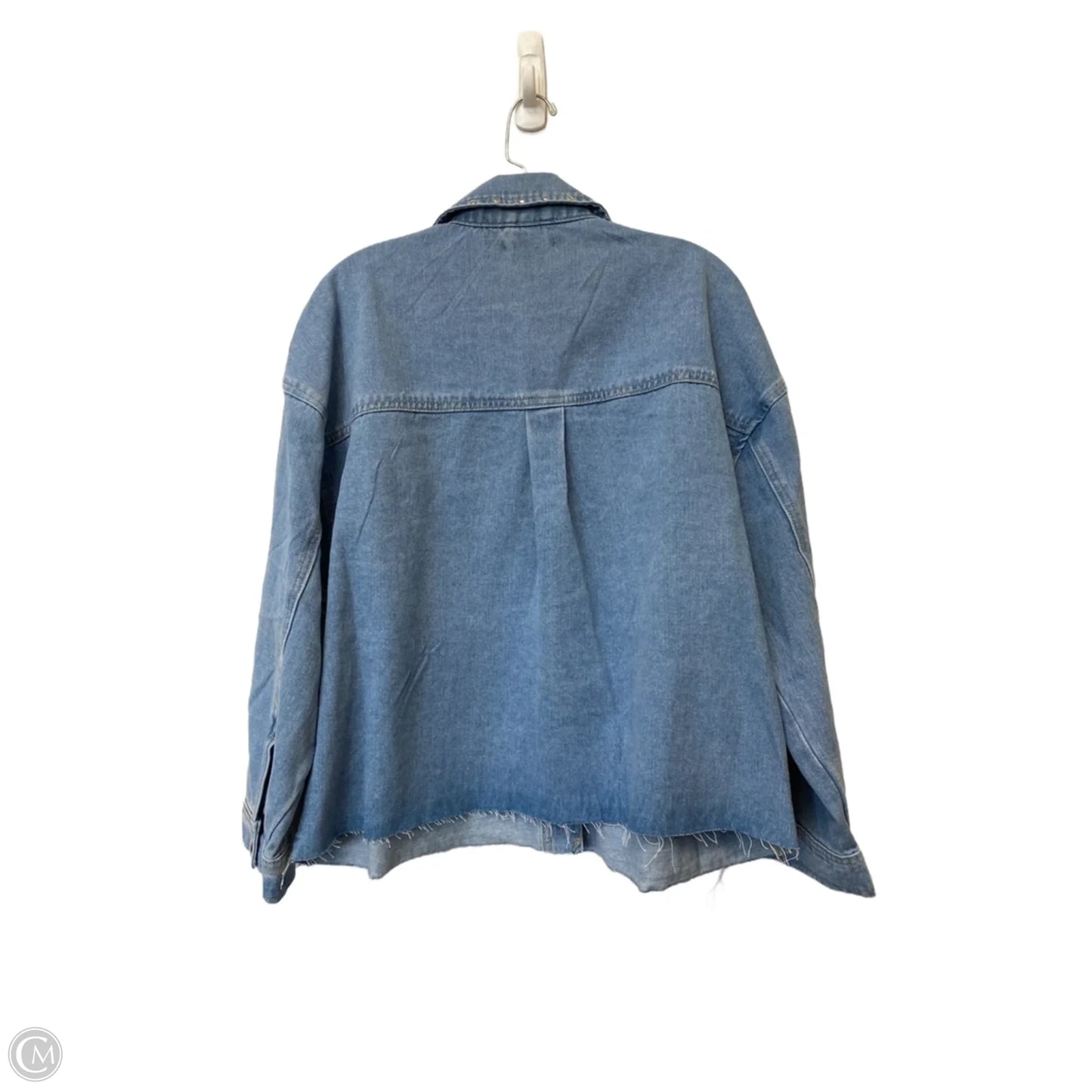 Jacket Denim By Sincerely Jules In Blue Denim, Size: Xl
