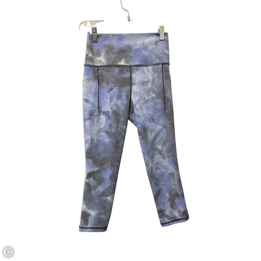 Athletic Leggings Capris By Athleta In Blue & Grey, Size: Xs