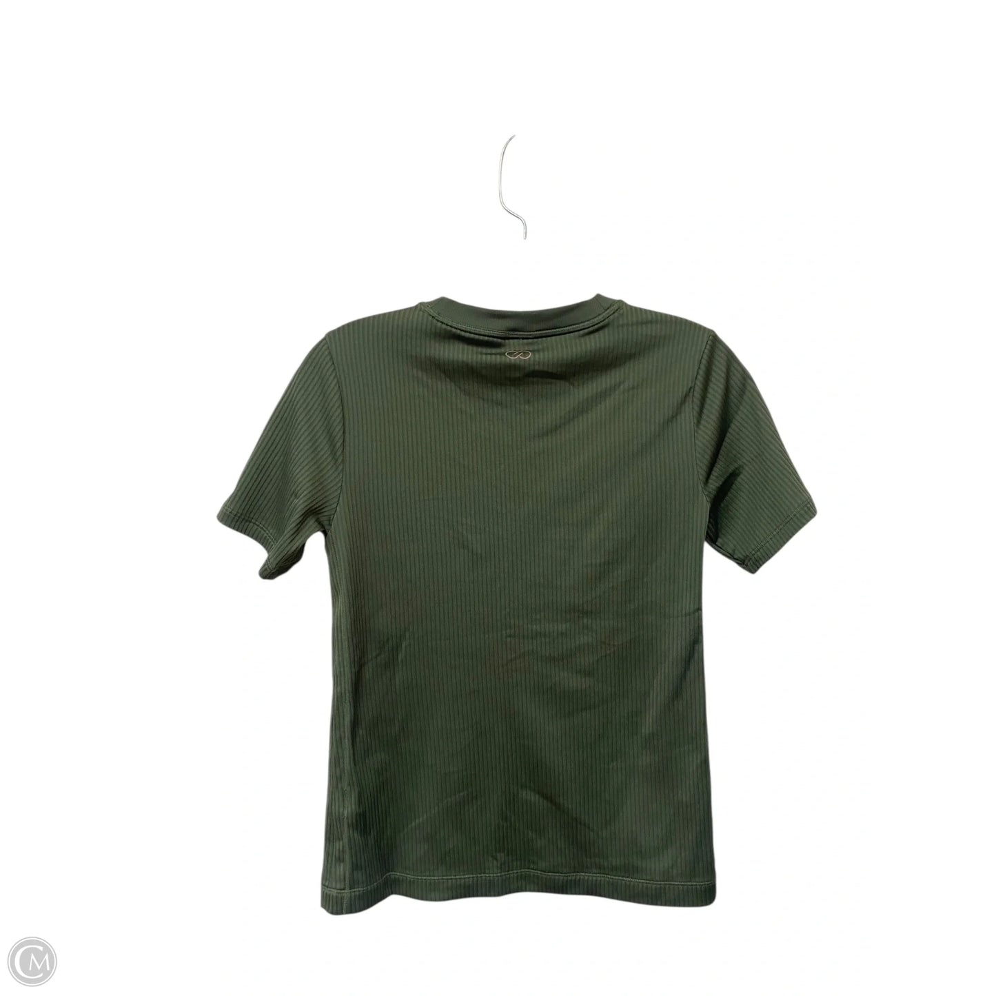 Athletic Top Short Sleeve By Calia In Green, Size: M