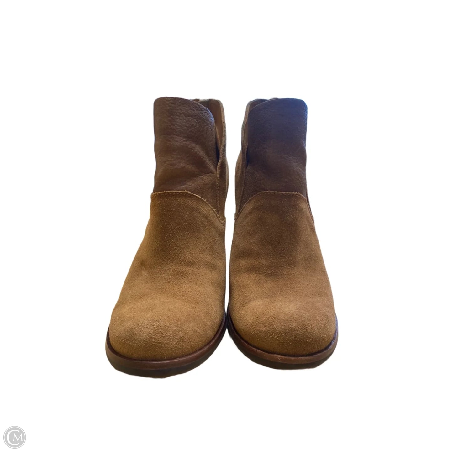 Boots Ankle Heels By Kork Ease In Brown, Size: 8