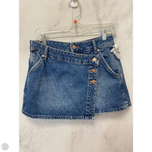 Skirt Mini & Short By We The Free In Blue Denim, Size: 0