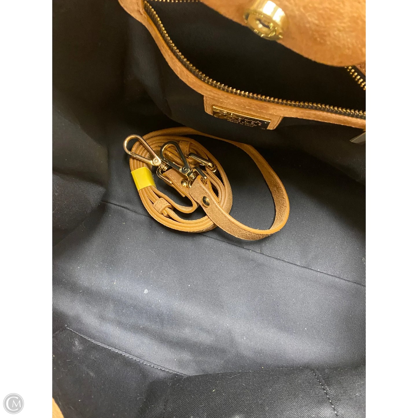 Handbag Leather By Cma, Size: Large
