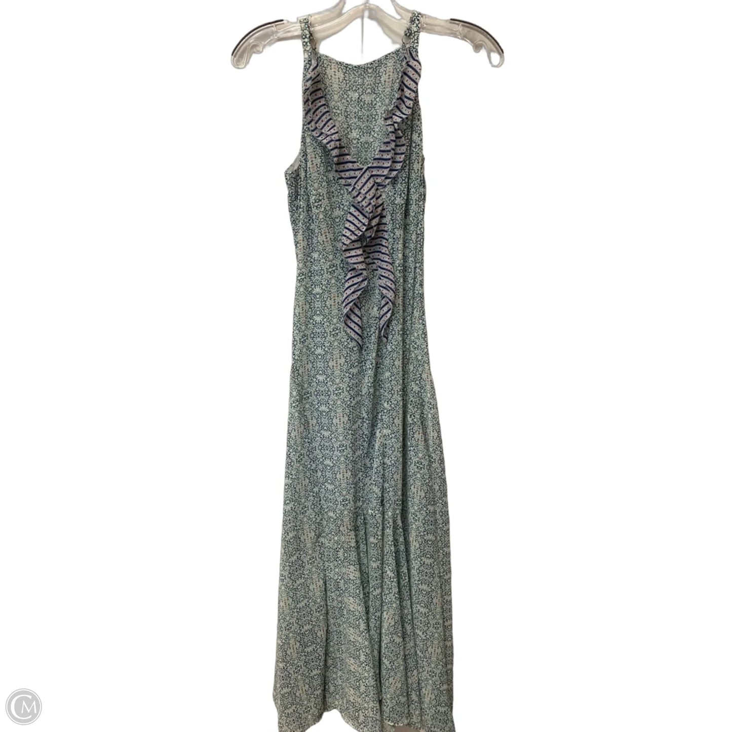 Dress Casual Maxi By Cabi In Floral Print, Size: 0