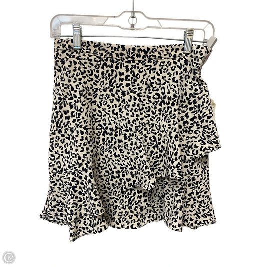 Skirt Mini & Short By Altard State In Animal Print, Size: S