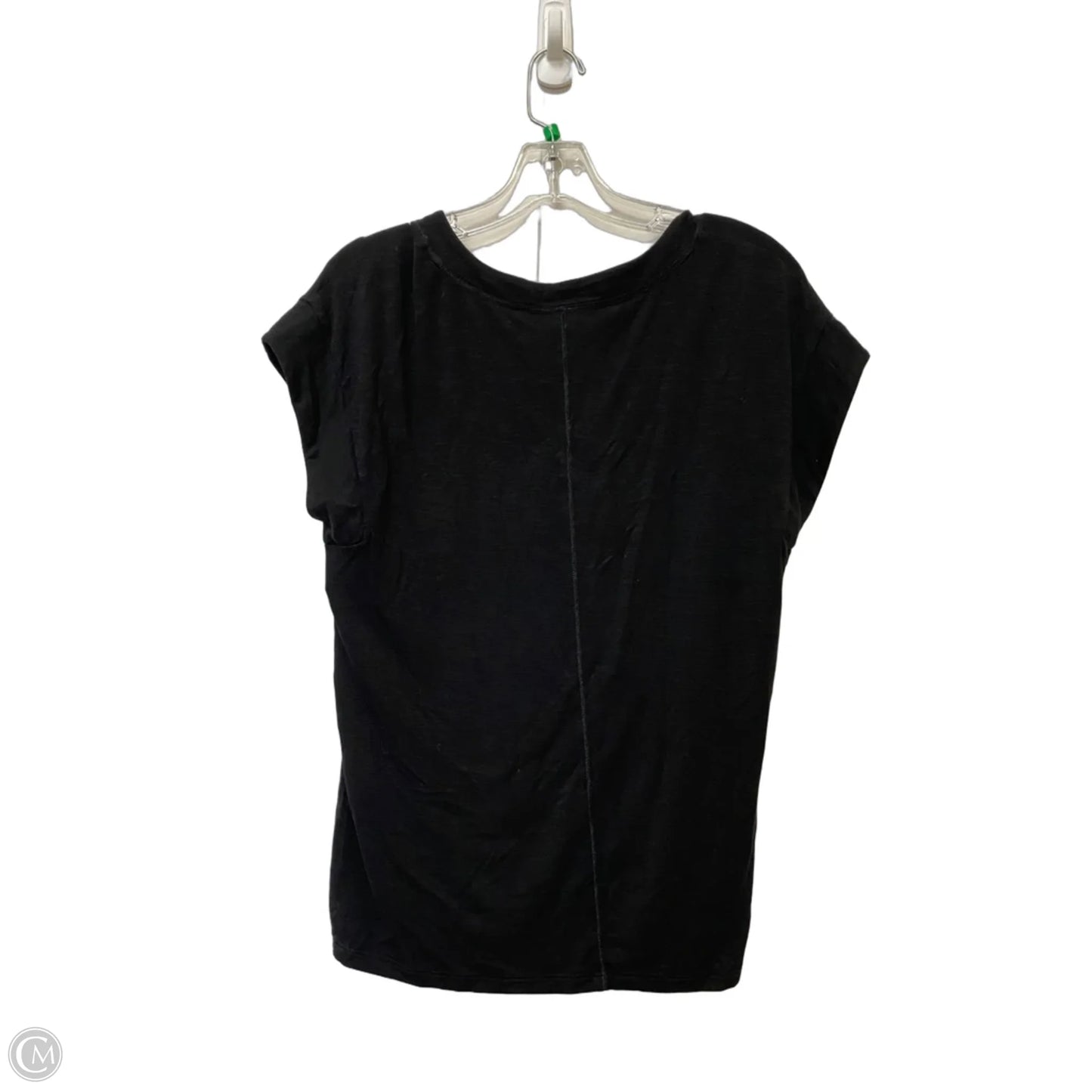 Top Short Sleeve Basic By White House Black Market In Black, Size: S