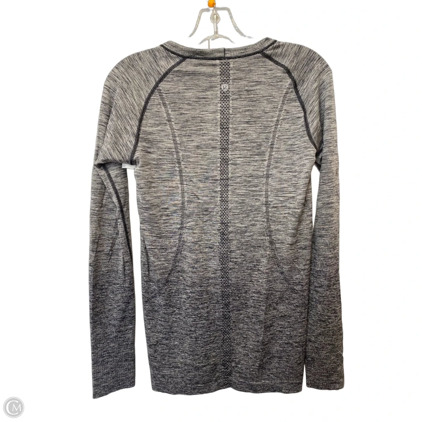 Athletic Top Long Sleeve Crewneck By Lululemon In Grey, Size: 8