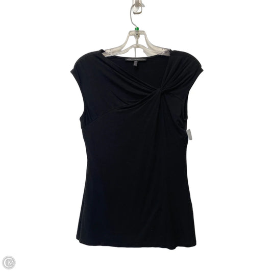Top Short Sleeve By White House Black Market In Black, Size: Xs