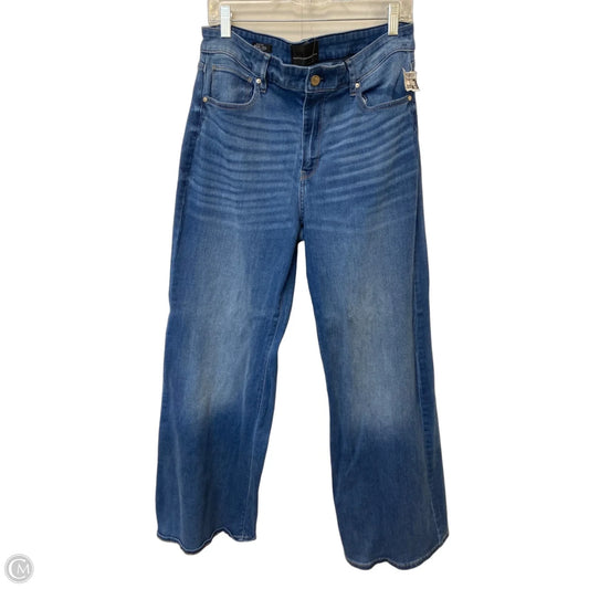 Jeans Wide Leg By White House Black Market In Blue Denim, Size: 12