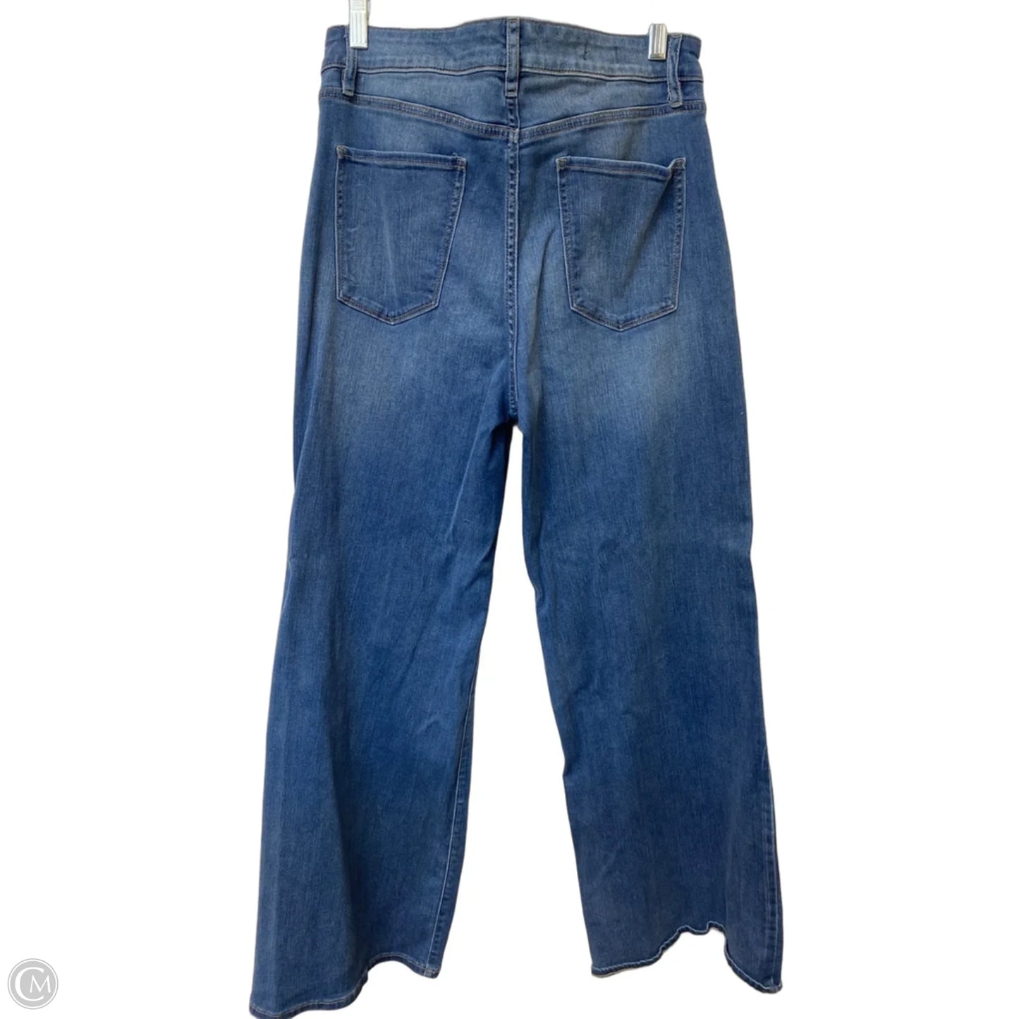 Jeans Wide Leg By White House Black Market In Blue Denim, Size: 12