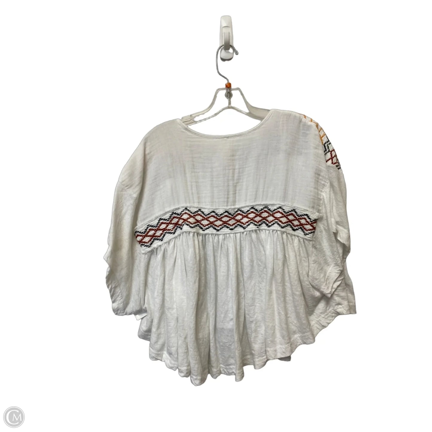 Top Short Sleeve By Free People In White, Size: M
