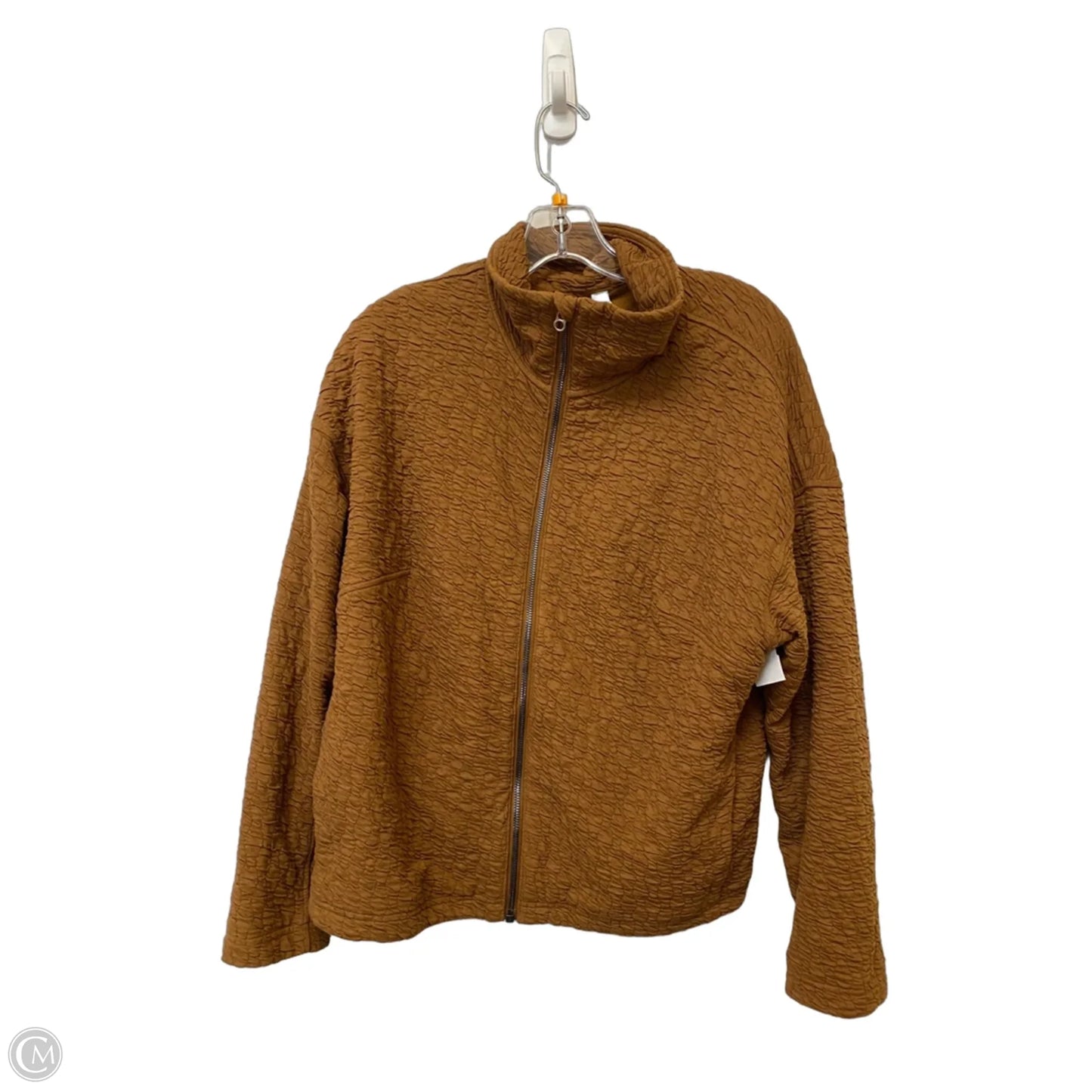 Athletic Jacket By Lululemon In Brown, Size: 8