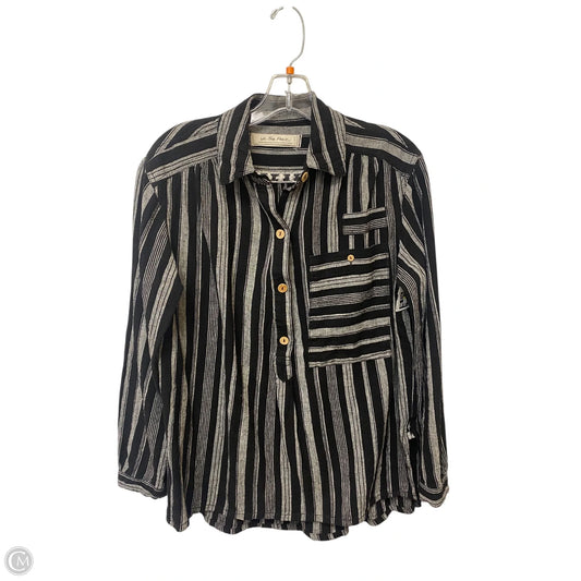 Top Long Sleeve By We The Free In Striped Pattern, Size: Xs
