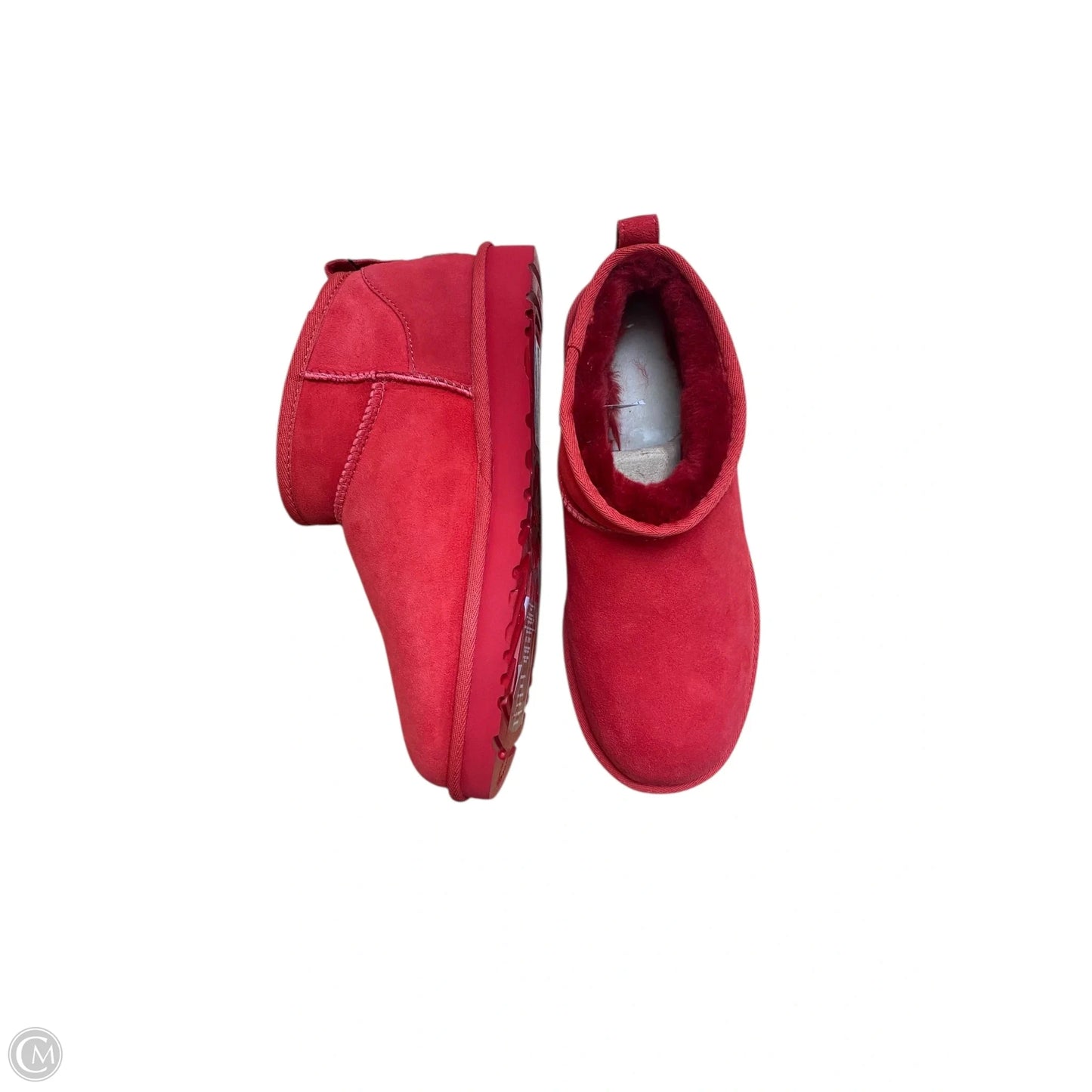 Boots Designer By Ugg In Red, Size: 9