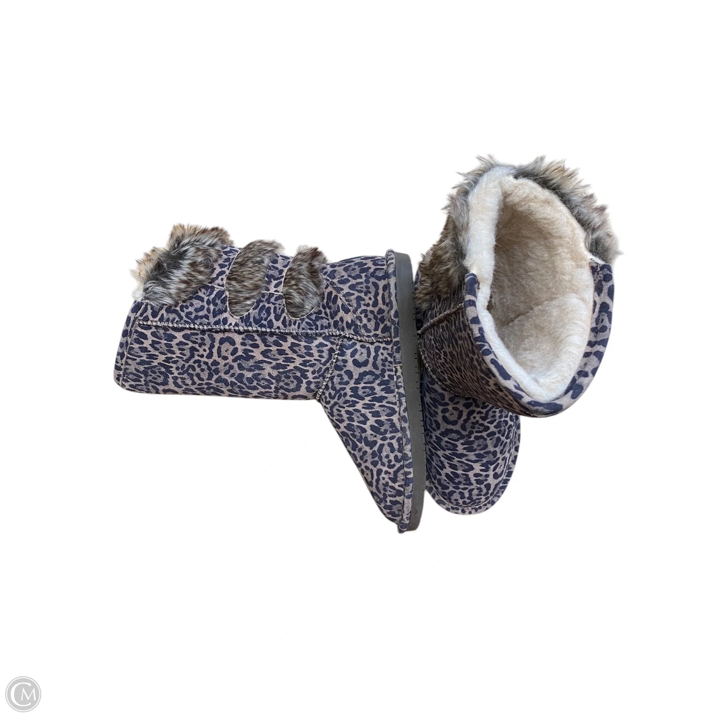 Boots Mid-calf Flats By Bearpaw In Animal Print, Size: 10