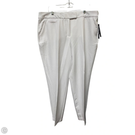 Pants Dress By Investments In White, Size: 18