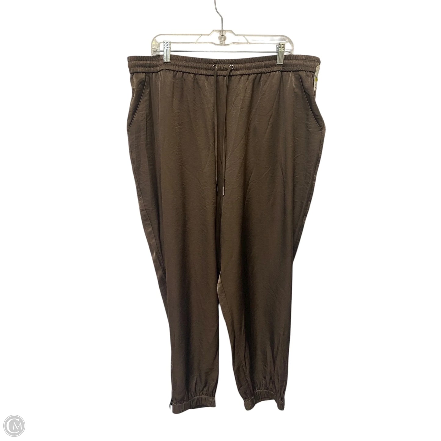 Pants Lounge By Simply Vera In Brown, Size: Xxl