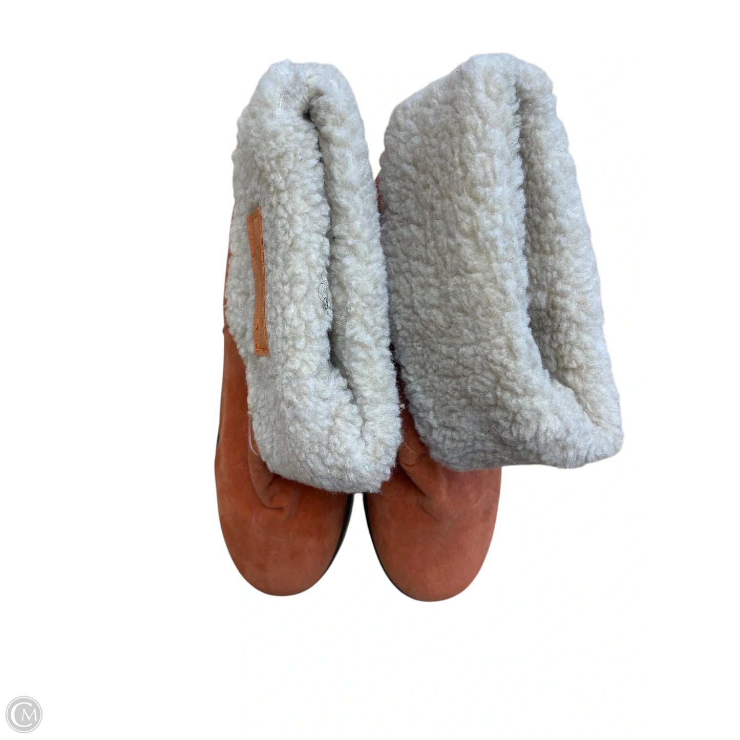 Boots Ankle Heels By Cmf In Orange, Size: 9