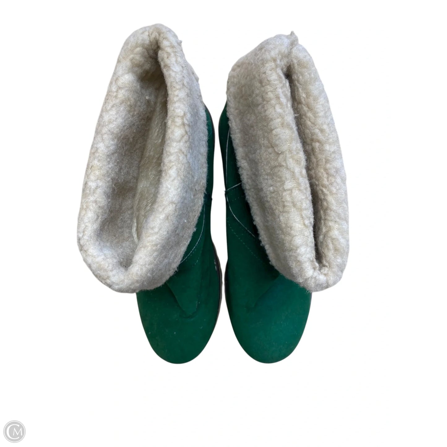 Boots Ankle Heels By Cmf In Green, Size: 9