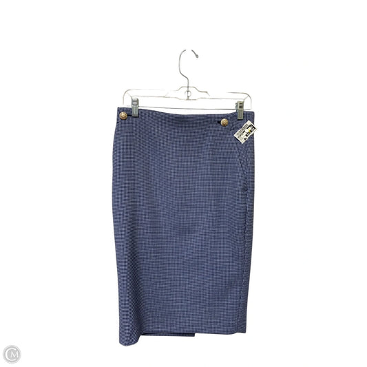 Skirt Midi By Ann Taylor In Blue, Size: 4