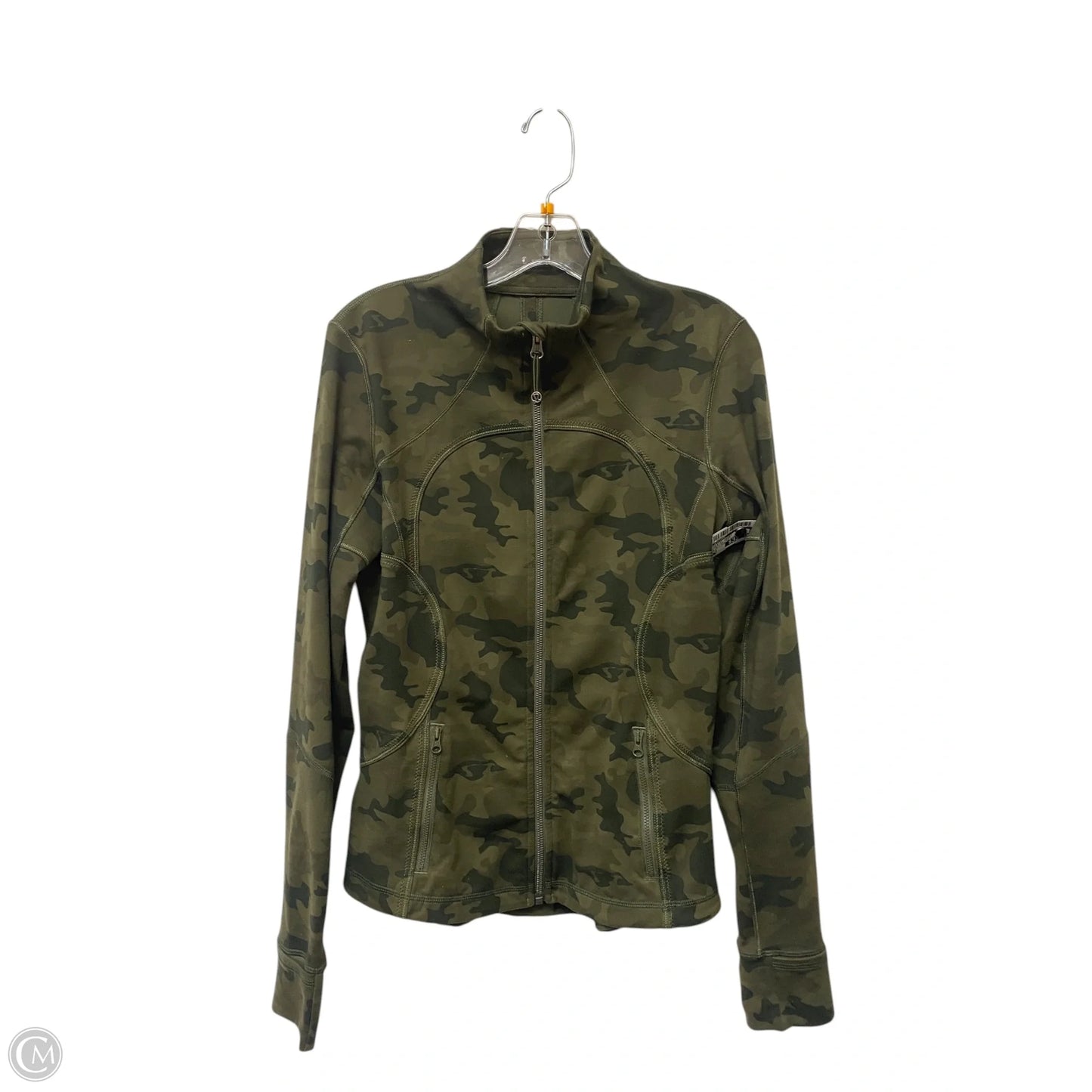 Athletic Jacket By Lululemon In Camouflage Print, Size: S