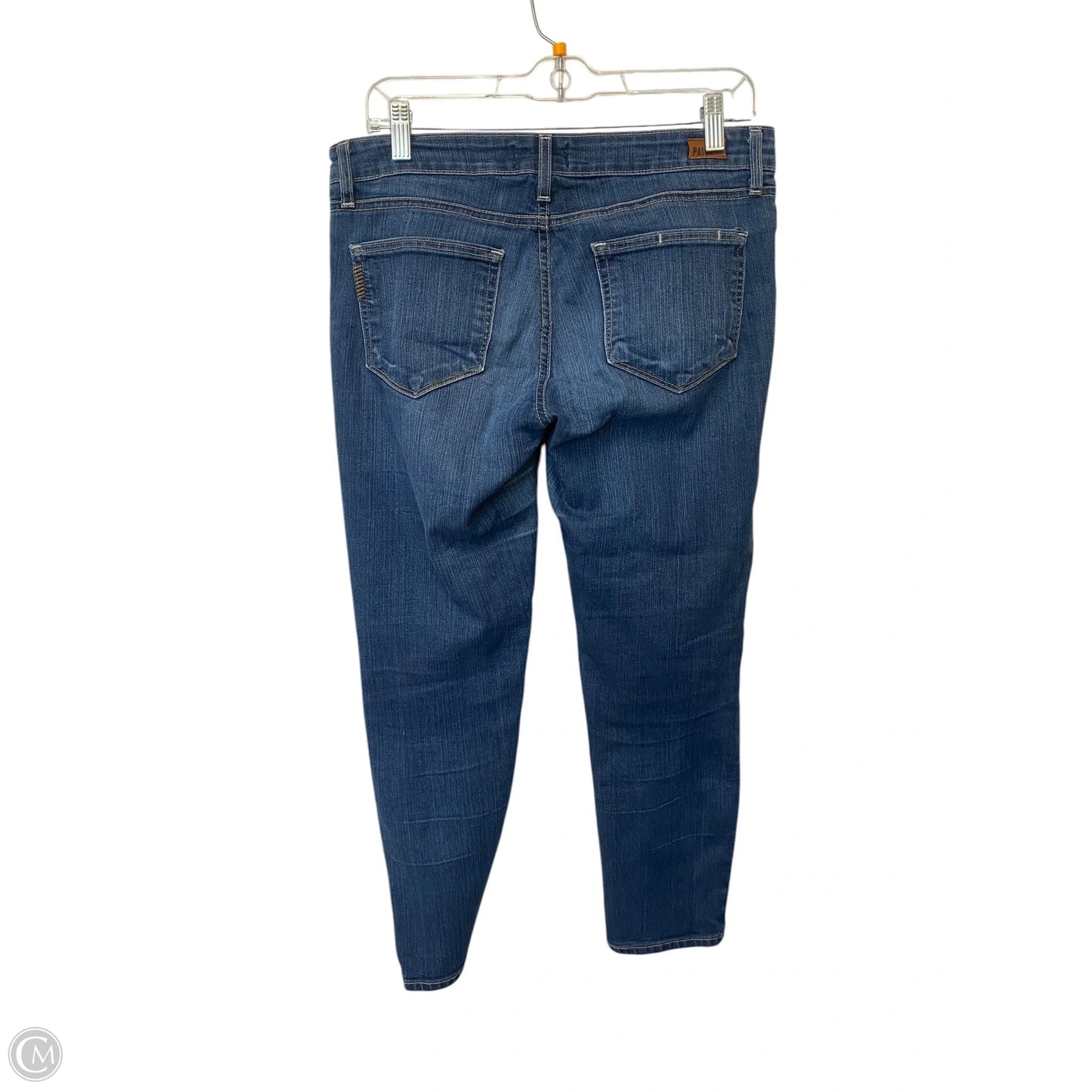 Jeans Straight By Paige In Blue Denim, Size: 30