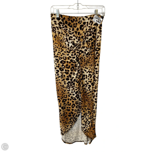Skirt Maxi By Venus In Animal Print, Size: M