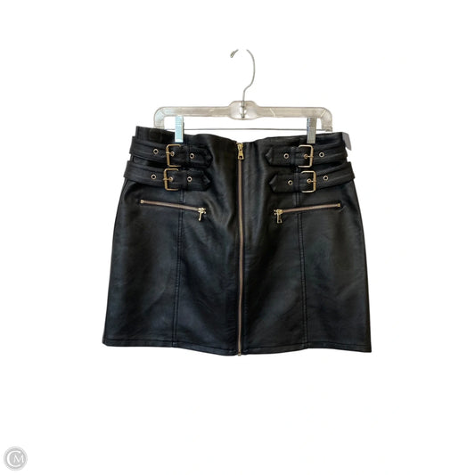 Skirt Mini & Short By Topshop In Black, Size: 12l