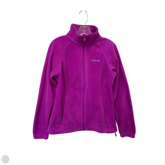 Jacket Fleece By Columbia In Pink, Size: M