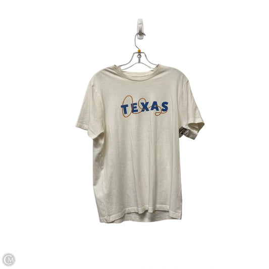 Top Short Sleeve Basic By Madewell In Cream, Size: S