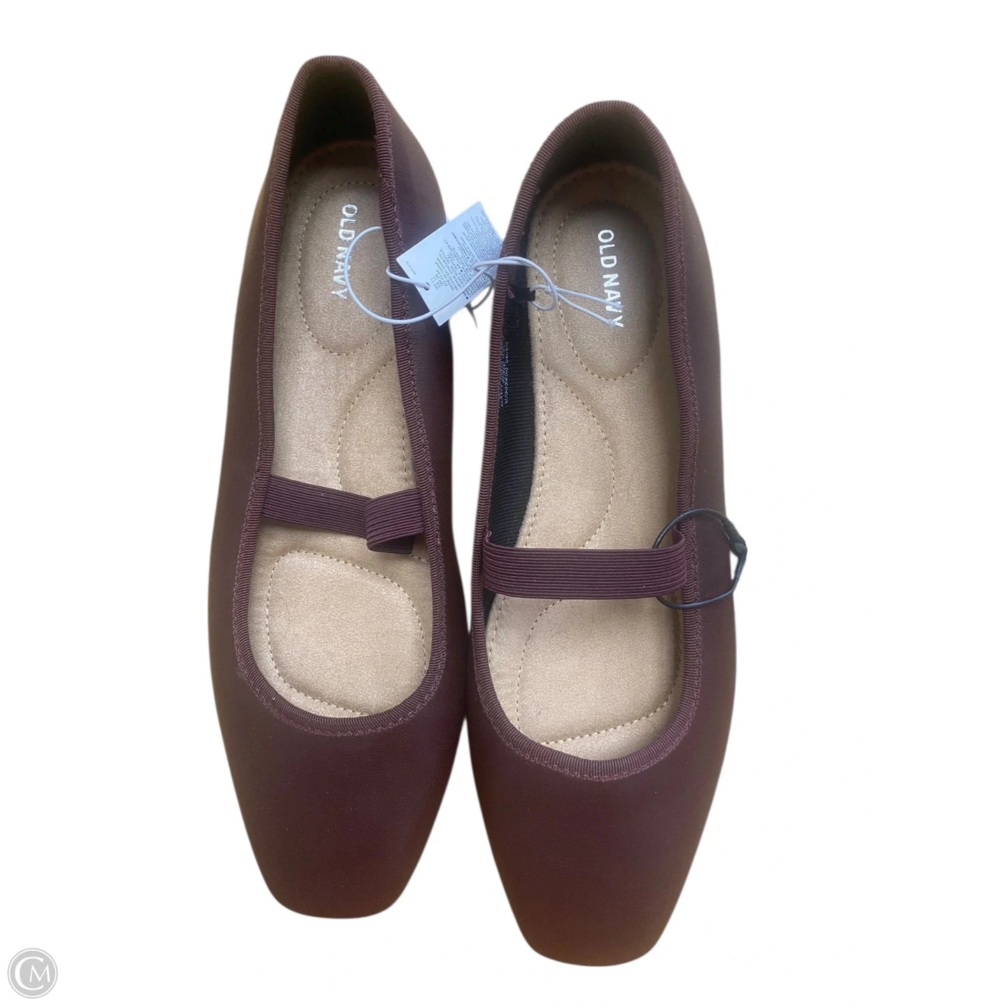 Shoes Flats By Old Navy In Maroon, Size: 11