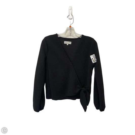 Top Long Sleeve By Madewell In Black, Size: Xs