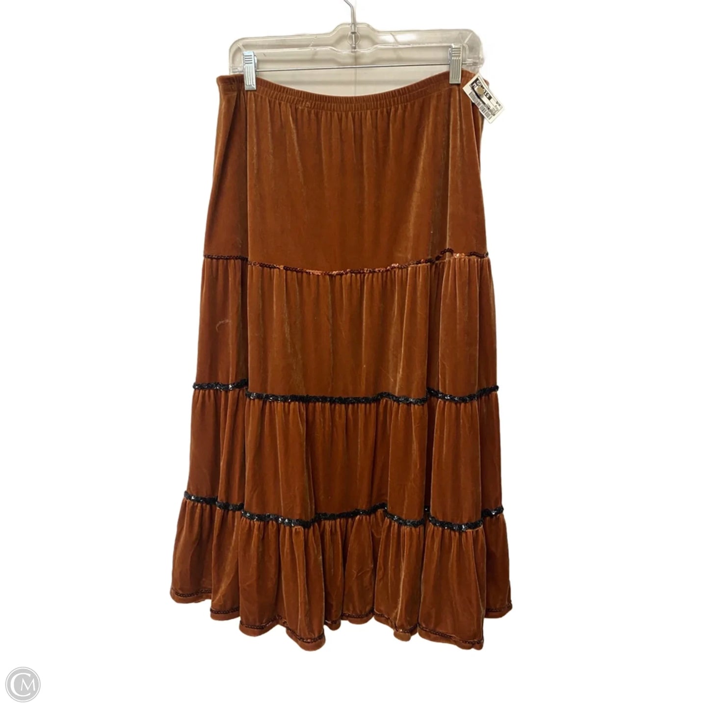 Skirt Maxi By White Stag In Brown, Size: 8