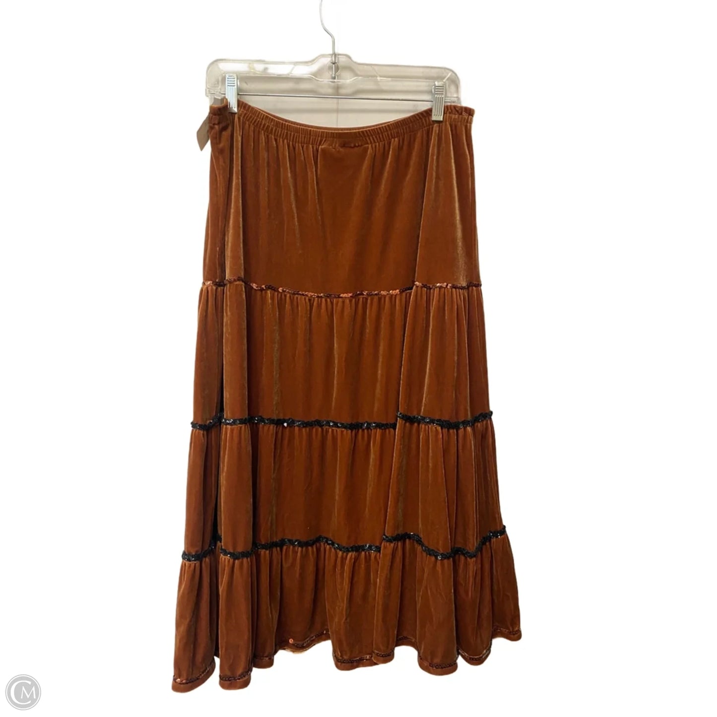 Skirt Maxi By White Stag In Brown, Size: 8